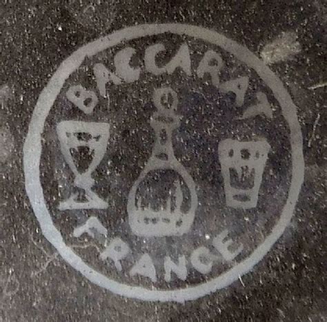 baccarat crystal pattern identification|It’s All in the Marks: Baccarat .